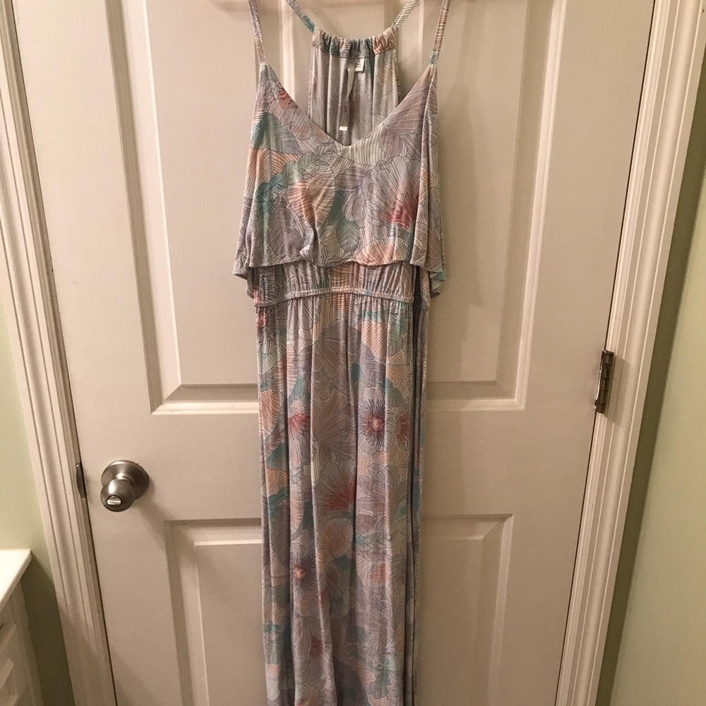 Lauren Conrad Floral maxi dress